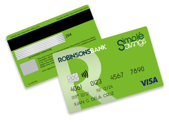 Rbank simple savings card 2