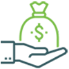 1.1-100×100-2 hand with money icon