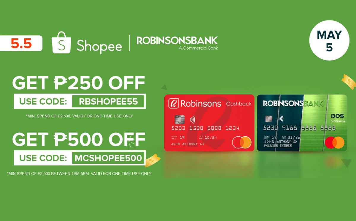 Shopee 5.5 Sale | Robinsons Bank