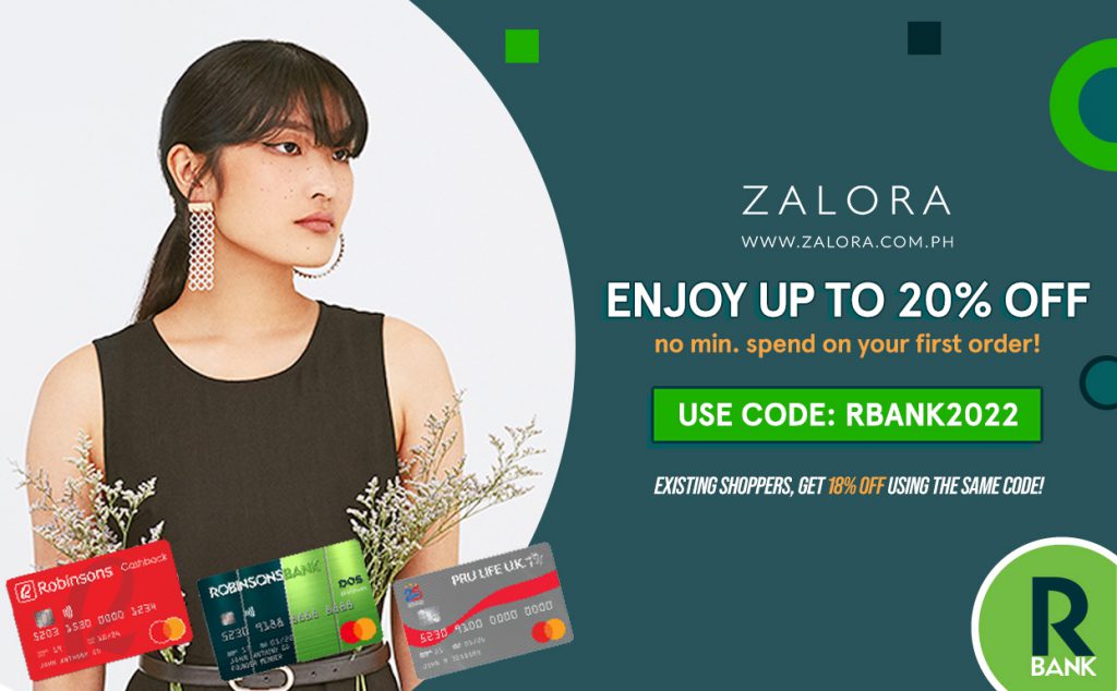 RBank x ZALORA 2022 Discount Promo Robinsons Bank